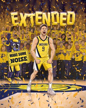 Image post by @pacers on Instagram