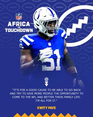 Image post by @nflafrica on Instagram