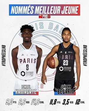 Image post by @parisbasketball on Instagram