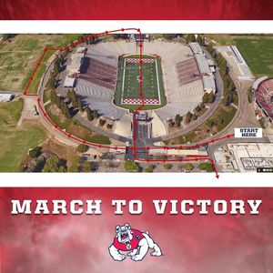 Image post by @fresnostateathletics on Instagram