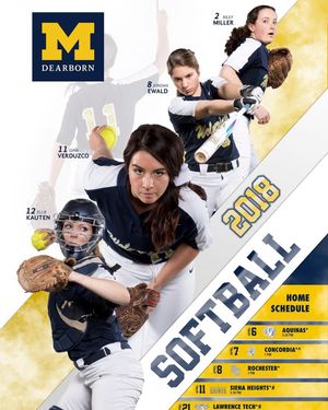 Image post by @umdearbornsoftball on Instagram