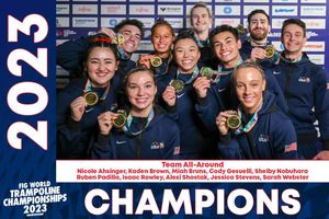 Image post by @USAGymnastics on Facebook