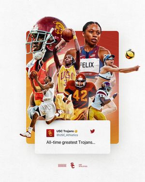 Image post by @usc_athletics on Instagram