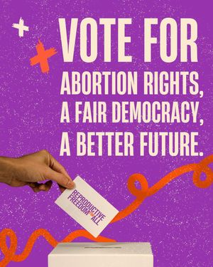 Image post by @reprofreedomforall on Instagram