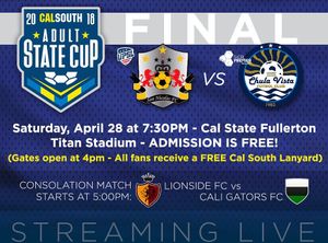 Image post by @calsouthsoccer on Instagram