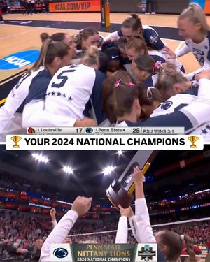 Image post by @ncaavolleyball on Instagram