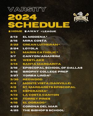 Image post by @foothillboyslacrosse on Instagram