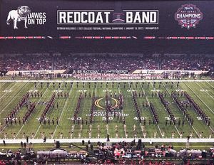 Image post by @ugaredcoatband on Instagram
