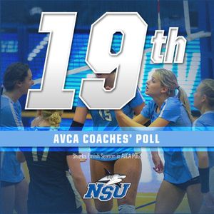 Image post by @nsu_vball on Instagram