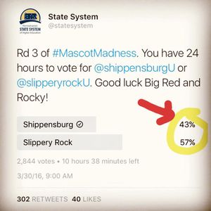 Image post by @shippensburgu on Instagram