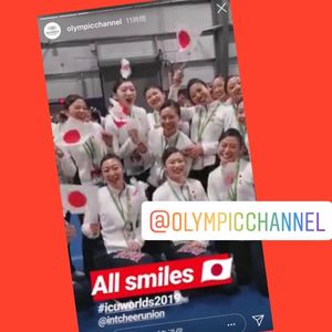 Image post by @cheer_japan on Instagram
