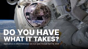 Image post by @NASA on Twitter
