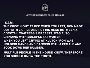 Image post by @NYPhockey on Twitter