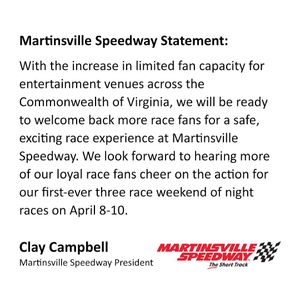 Image post by @martinsvilleswy on Instagram