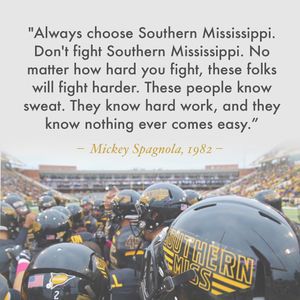 Image post by @officialsouthernmiss on Instagram
