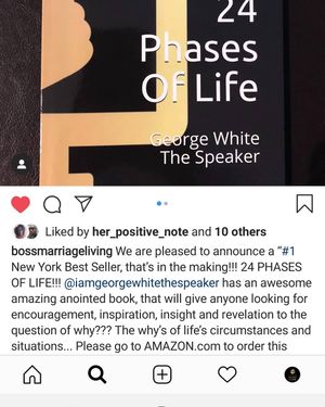 Image post by @iamgeorgewhitethespeaker on Instagram