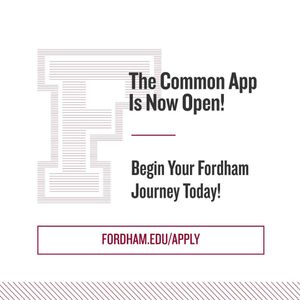 Image post by @fordhamuniversity on Instagram