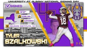 Image post by @ualbanyfootball on Instagram