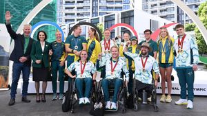 Image post by @AUSOlympicTeam on Twitter