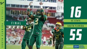 Image post by @USFFootball on Twitter
