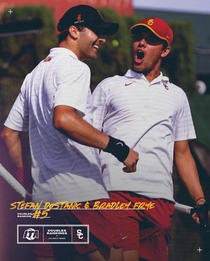 Image post by @uscmenstennis on Instagram