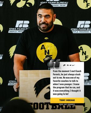 Image post by @hawkeyefootball on Instagram