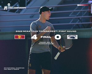 Image post by @uscmenstennis on Instagram