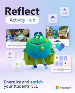 Image post by @MicrosoftEDU on Twitter