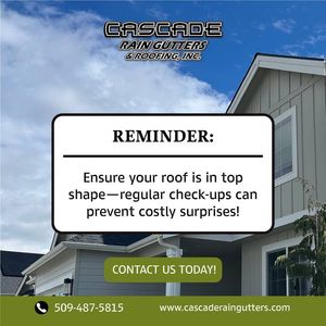 Image post by @CascadeRainGuttersInc on Facebook