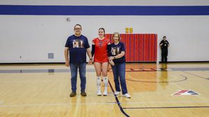 Image post by @MNUVolleyball on Twitter