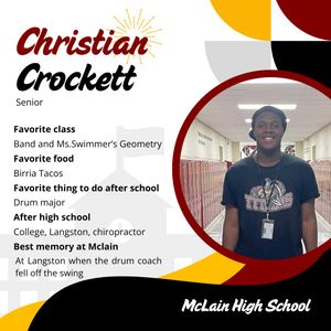 Image post by @mclainhighschool on Instagram