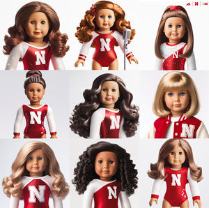 Image post by @HuskerWGym on Twitter