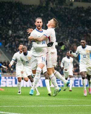 Image post by @equipedefrance on Twitter