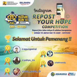 Image post by @official.jasamarga on Instagram