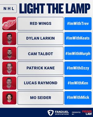 Image post by @BallySportsDetroit on Facebook
