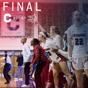 Image post by @catawba_wbb on Twitter