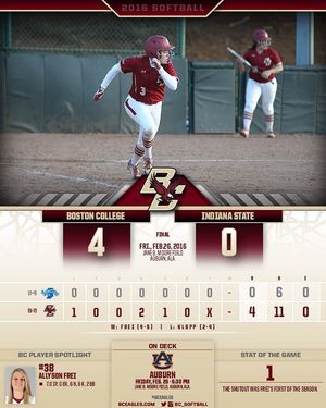 Image post by @bc_softball on Instagram