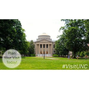 Image post by @uncadmissions on Instagram