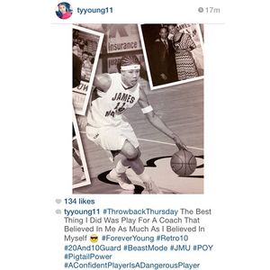 Image post by @jmuwbasketball on Instagram