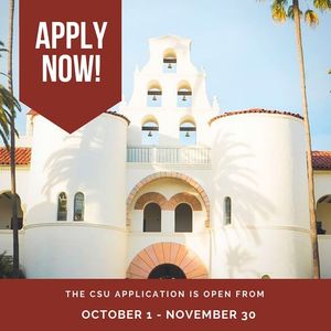 Image post by @sdsuadmissions on Instagram