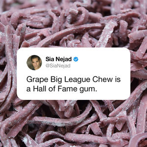 Image post by @bigleaguechewgum on Instagram