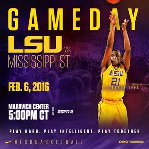 Image post by @lsubasketball on Instagram