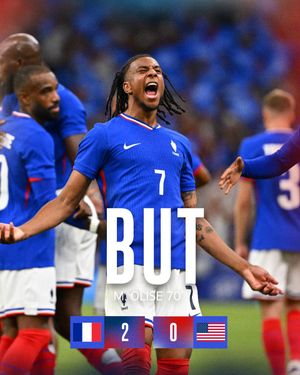 Image post by @equipedefrance on Twitter