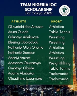 Image post by @nigeriaolympic on Instagram