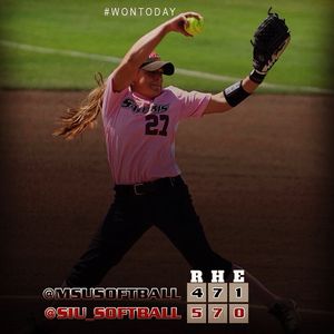 Image post by @siu_softball on Instagram