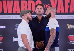 Image post by @MatchroomBoxing on Twitter
