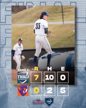 Image post by @Ithaca_Baseball on Twitter