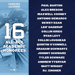 Image post by @UNCMensLacrosse on Twitter