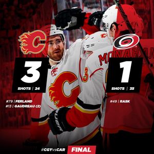 Image post by @nhlflames on Instagram