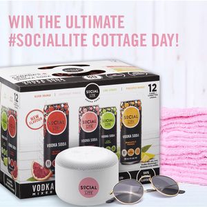 Image post by @sociallitevodka on Instagram